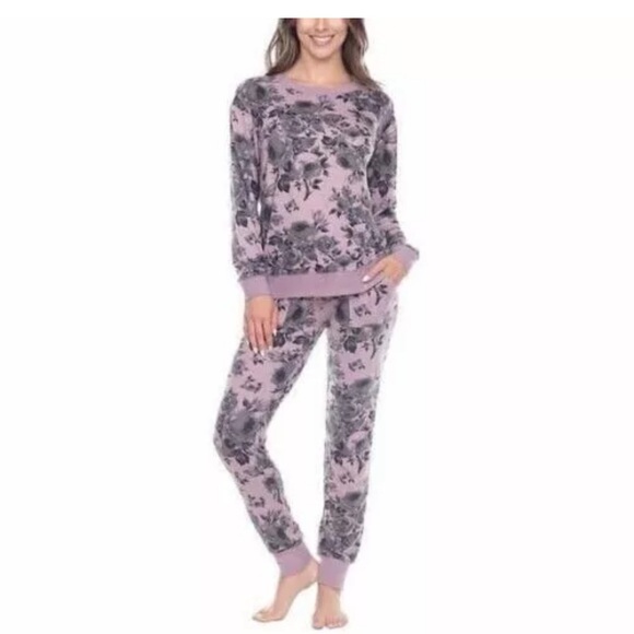 Honey dew Floral Purple‎ Sleepwear Set - Picture 1 of 15